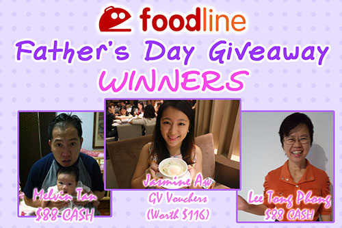 FoodLine Father's Day $100 NTUC Voucher vs $88 Winner